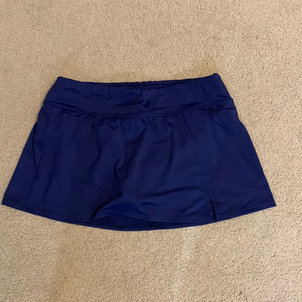 Land’s End Swim Womens MINI Swim skirt. Navy (deep sea) size 6 regular.